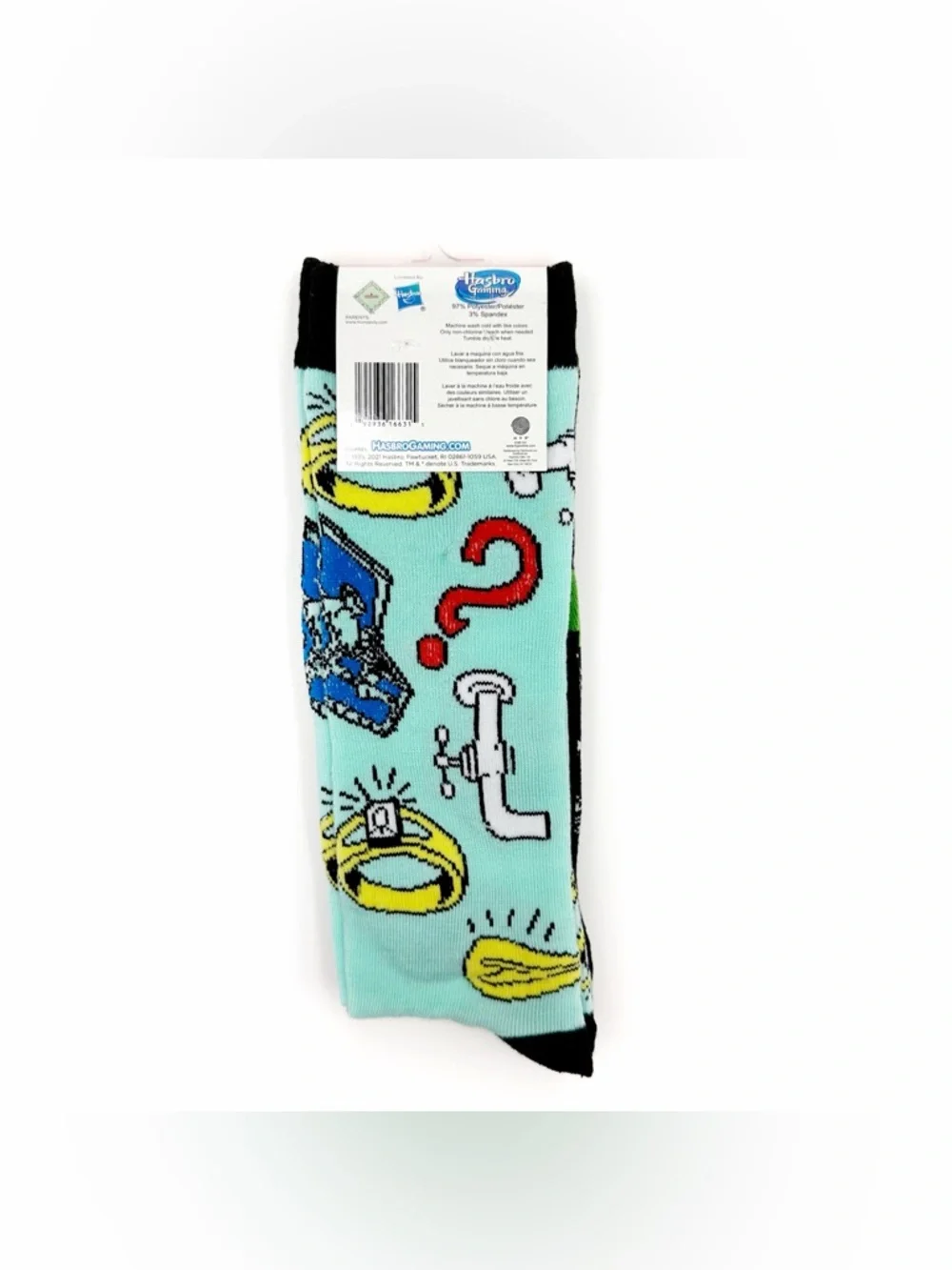 Monopoly Crew Socks Hasbro Board Game Mens Womens Gift